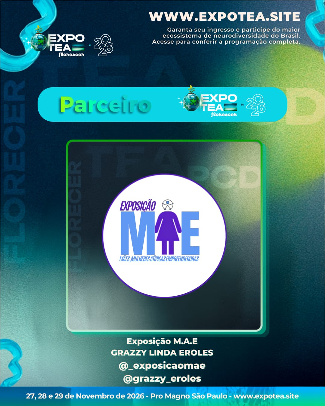 Exposição M.A.E é parceira oficial